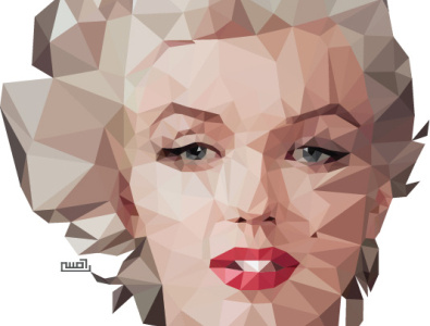 Merilyn Monroe characterdesign digitalart illustration illustrator lowply portrait vectorart