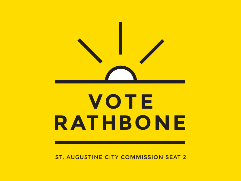 Vote Rathbone campaign election political campaign politics sun sun ray sunrise