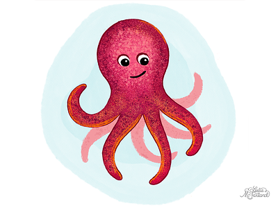 Octopus animals digital painting drawing illustration octopus sea animals