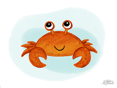 Crab animals crab digital painting drawing illustration sea animals