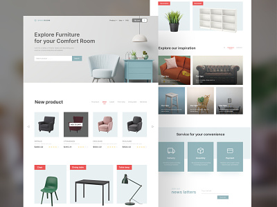 #exploration - furniture store web design