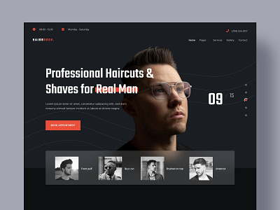 Hairbrosh - Barbershop Website