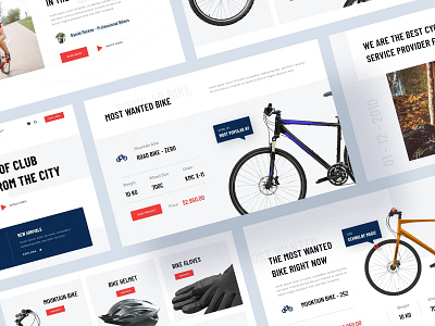 PIKEZ - Bicycle company & store website bike clean clean design design homepage minimal simple design uidesign uiux web design website