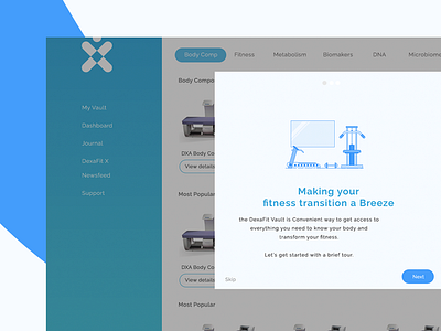 Dexafit CRM Design