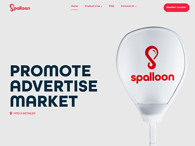 Spalloon branding design flat identity minimal photoshop type typogaphy typography ui ui ux design web website