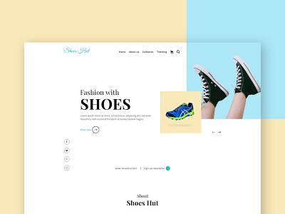 E-commerce web landing page clean ui design design dribbble hello illustration ui ux web web landing page website