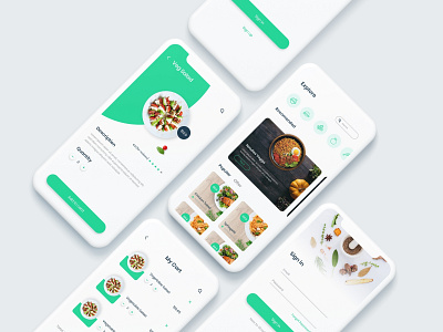 Food Delivery App Design app design clean ui design creative app creative design design dribbble food food app food app ui minimal mobile app mobile ui restaurant app sign in form sign in ui ui ux