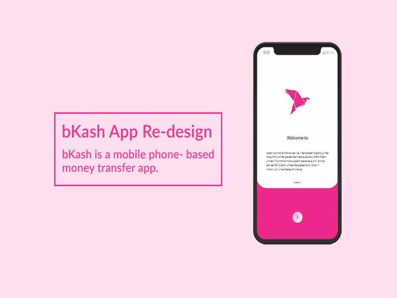 bKash App Re-design app clean ui design design dribbble finance financial mobile app uiux