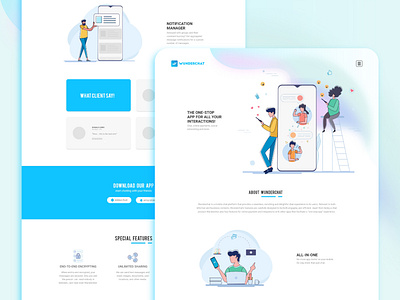 Wunderchat - Messaging App Ui Design
