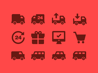 More Icons car cars cart fat gift icons monitor vehicles