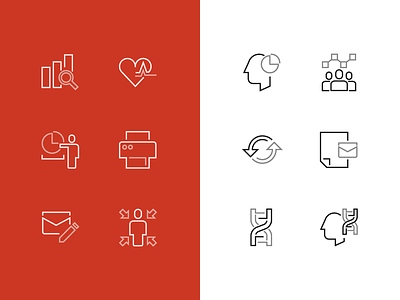 Squared Line Icons