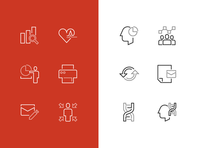 Squared Line Icons icons line sharp squared stroke
