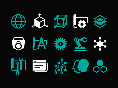 Supercon Icons glyph hackaday icons supercon