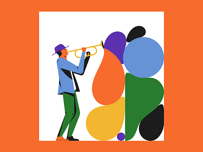 Colorful Music illustration illustrator