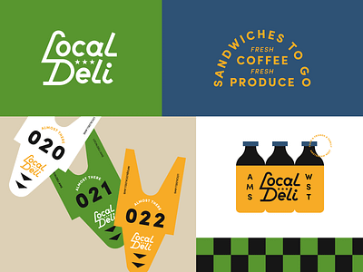 Local Deli badge branding identity illustration illustrator logo logo design type typography