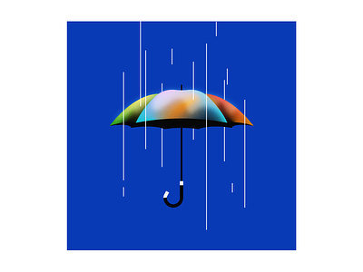 Umbrella illustration illustrator
