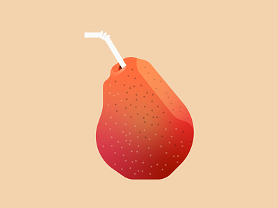 Pear Drink design fruit fruit illustration illustration illustrator