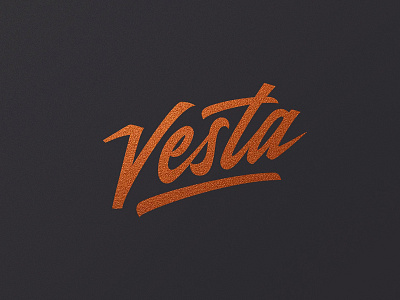 Vesta calligraphy hand lettering illustration lettering logo logo design logotype type typography vector