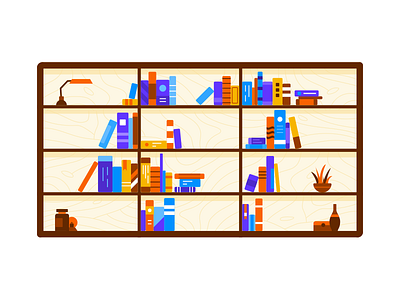 Libraries blog book bookshelf illustration lamp library pattern sketch