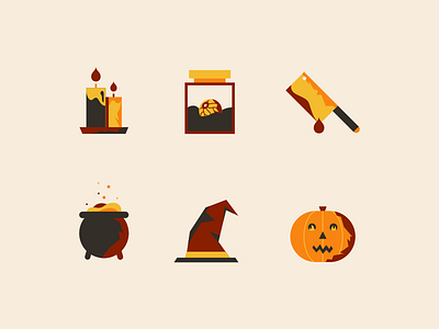 Halloween candle halloween icon icons illustration pumpkin