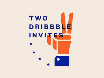 Dribbble Invites dribbble hand illustration invite typography
