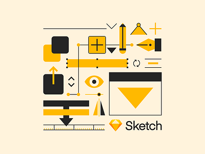 Sketch Tote Bag bag illustration interface sketch tote ui vector