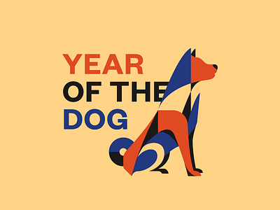 Year of the Dog animal dog illustration
