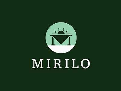 Mirilo branding food icon identity logo logo design restaurant typography