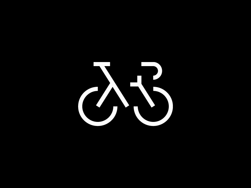 Bike logo icon design template Royalty Free Vector Image