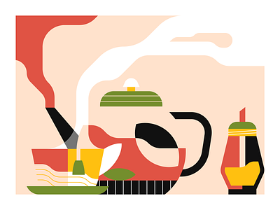 Tea Time illustration illustrator