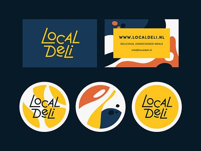 Local Deli branding identity illustration lettering logo logo design logotype pattern type typography visual identity