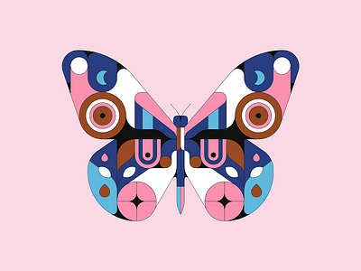 Butterfly butterfly geometric illustration illustrator pattern