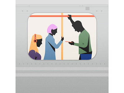 Subway illustration illustrator