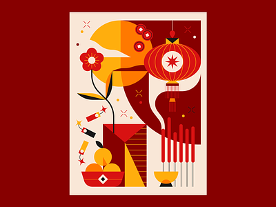 Chinese New Year 2020 illustration illustrator
