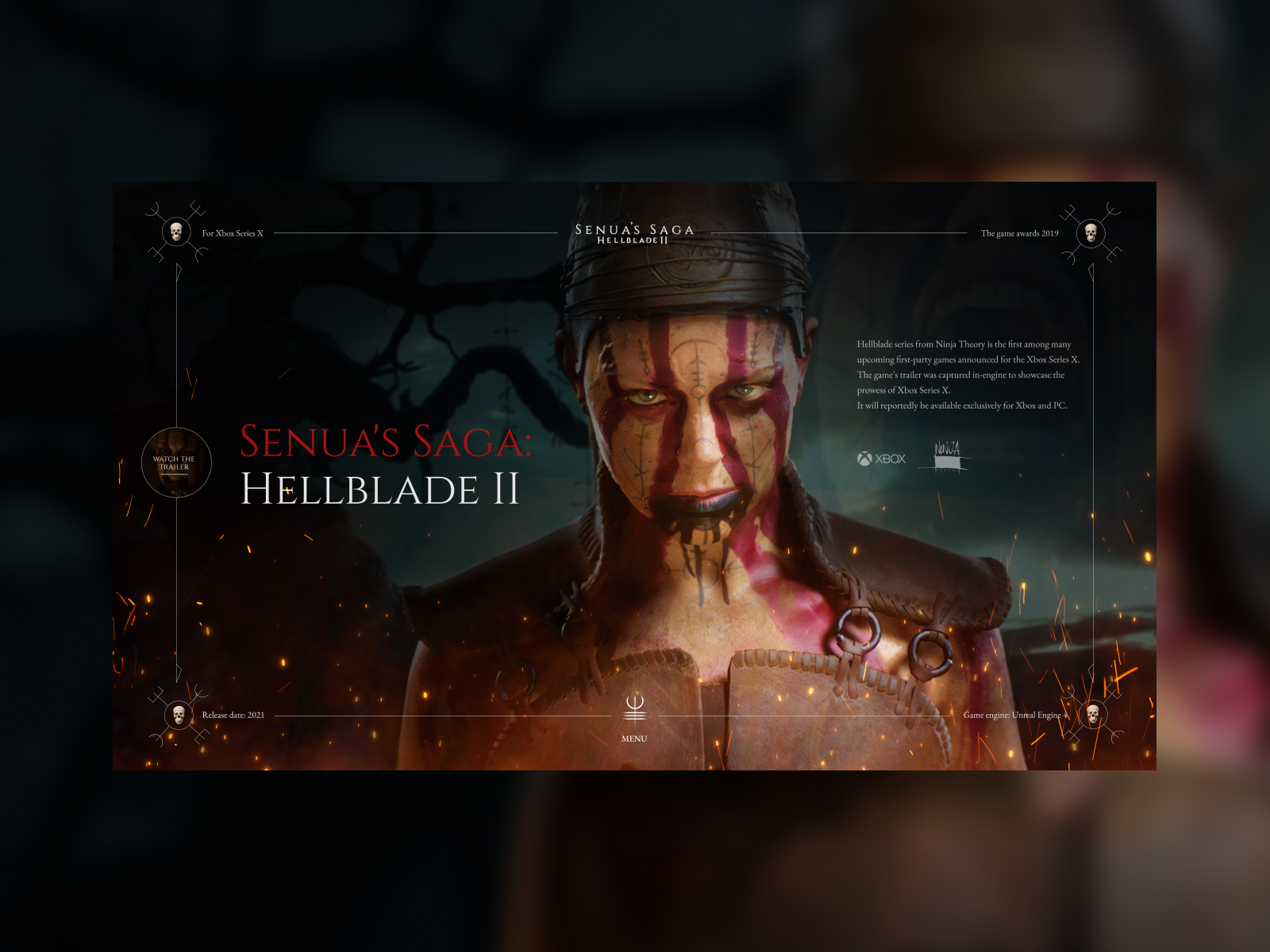 Senua's Saga: Hellblade II's first gameplay trailer is