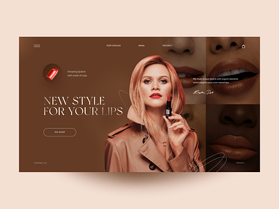 Lipstick Home Page Concept