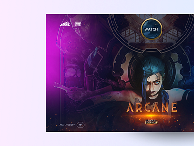 Acrane Home Page League of Legends by Kari Socol⚡ on Dribbble