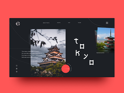 Travel Tour to Japan Home Page clean concept creativity homepage japan japanese minimal tour travel traveling ui uidesign uxdesign webdesign