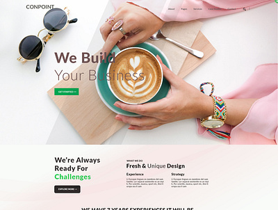 UI/UX design business graphic design ui website website concept website design