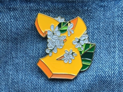 NO enamel pin