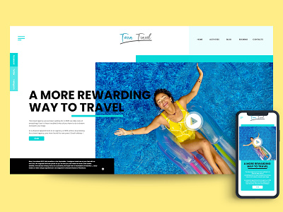 Terra Travel Agency agency design homepage travel ui ux web web interface
