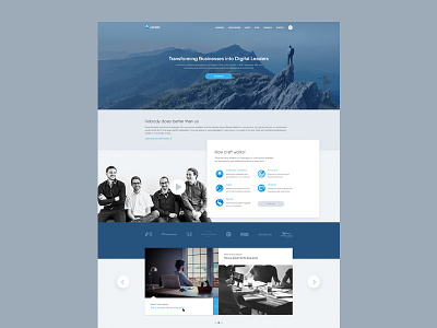 A Tech Company ui ux web