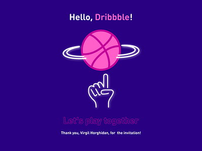 Hello dribbble! design illustration ui ux web