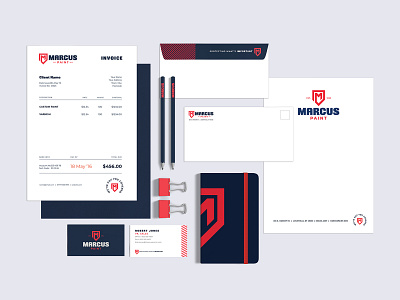 Marcus Paint | Collateral + Stationery