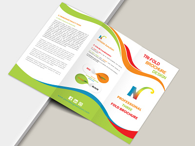 I will design creative trifold brochure