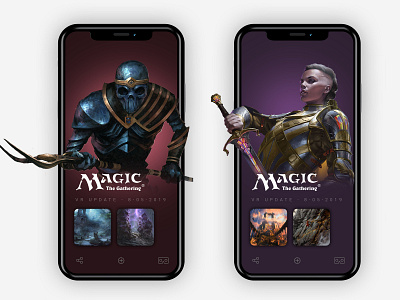 Day 05 - Magic VR Concept Ad advertising design advertisment card game design illustration iphone x magic mobile mobile design vr