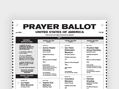 Prayer Ballot