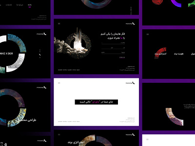 Mavaray agency agency branding farsi graphic design persian ui website