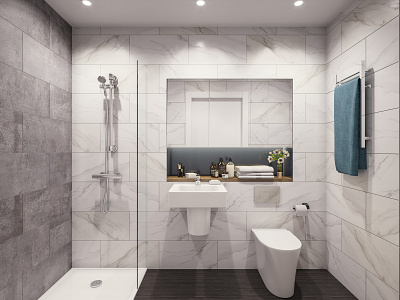 render visualization bathroom