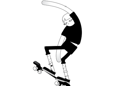 skateboarder5 design illustration illustrator logo minimal skateboard skateboarding vector web